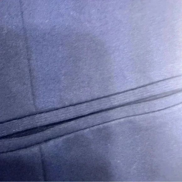 41 Hawthorn Women's Blazer Dark Navy Single Button Size M Jacket. Stripe Cuffs - Picture 8 of 9